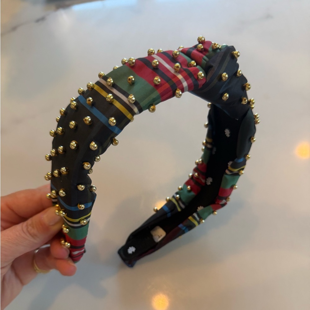 Lele Sadoughi Tartan Headband